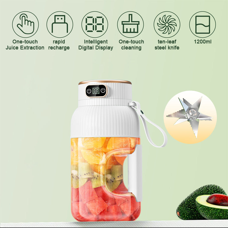 🔥Summer Hot Sale ❄️Multifunctional Portable Juicer Cup With Digital Display