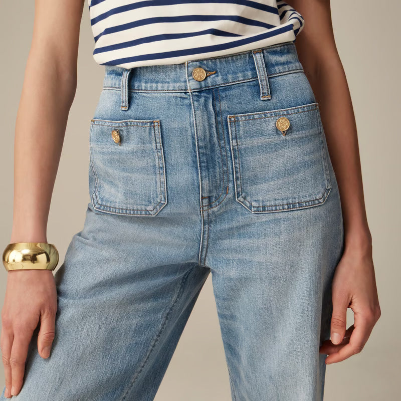 👖Tummy-Control Sailor Wide-Leg Pants⭐