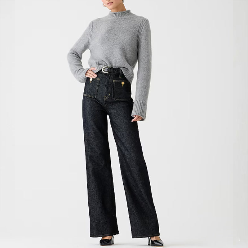 👖Tummy-Control Sailor Wide-Leg Pants⭐