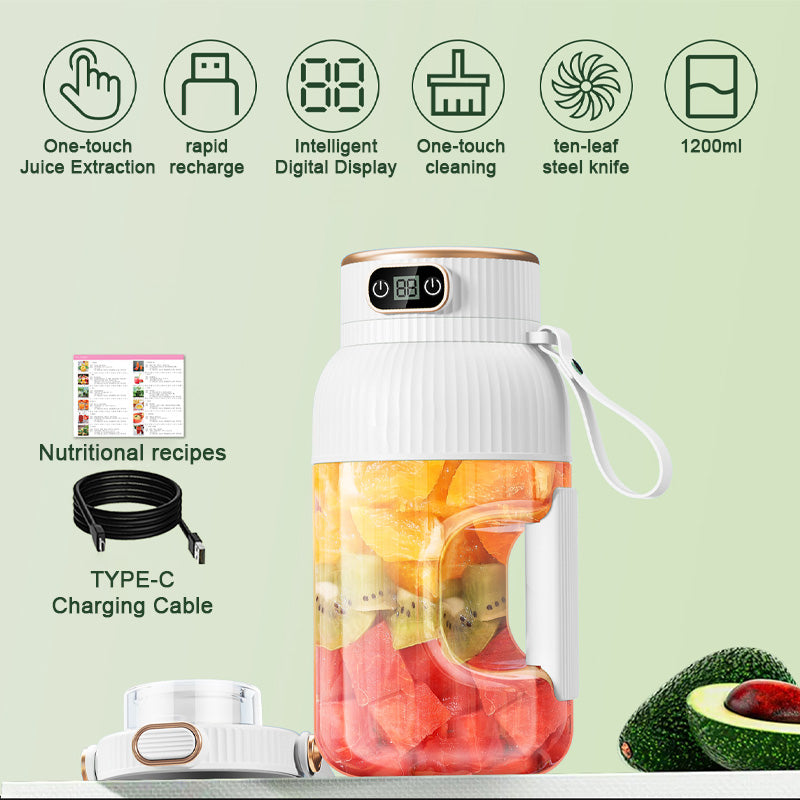 🔥Summer Hot Sale ❄️Multifunctional Portable Juicer Cup With Digital Display