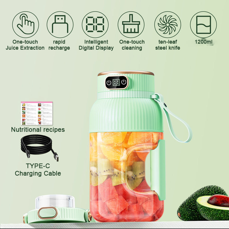 🔥Summer Hot Sale ❄️Multifunctional Portable Juicer Cup With Digital Display