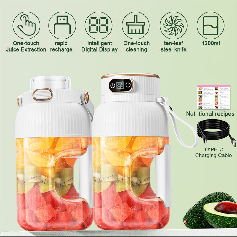 🔥Summer Hot Sale ❄️Multifunctional Portable Juicer Cup With Digital Display