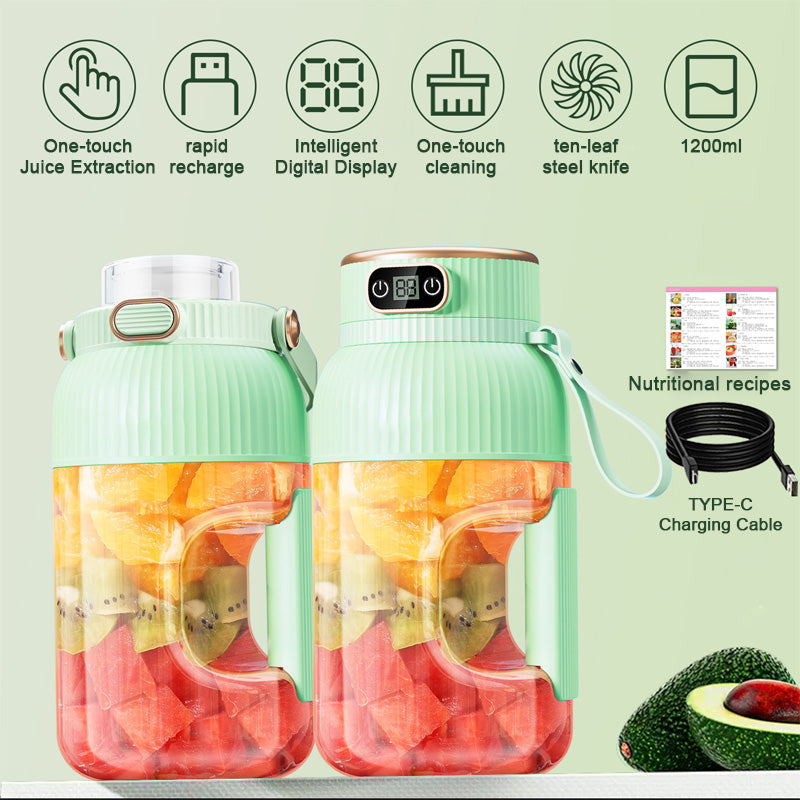 🔥Summer Hot Sale ❄️Multifunctional Portable Juicer Cup With Digital Display